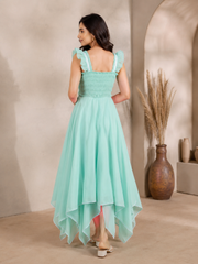 Island Highlow Cotton Dress