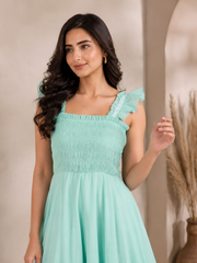 Island Highlow Cotton Dress