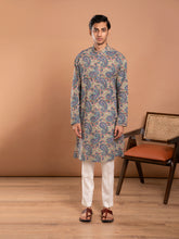 MULMUL KAIRI HAND BLOCK PRINTED KURTA-PANT SET