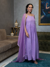 MULMUL AAROHI SCHIFFLI KURTA-PANTS & DUPATTA SET