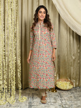 MULMUL MEHRANG BLOCK PRINTED KURTA & PANT SET