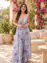 Trendy Floral Dropcrotch Jumpsuit