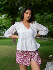 MULMUL ANAY TOP & SKORT SET