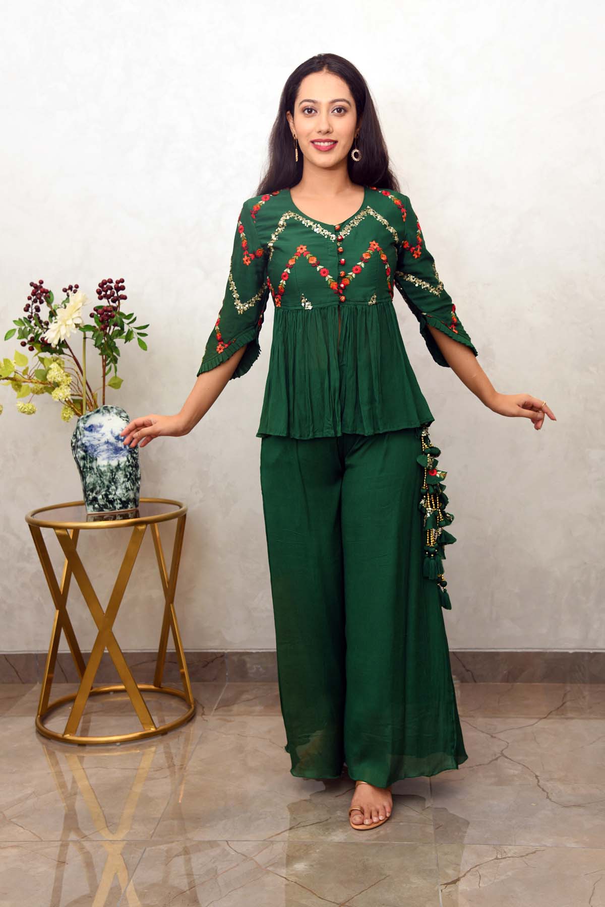 AVANI EMBROIDERED CO-ORD SET