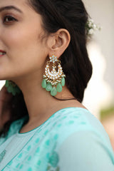 VRITTI FLORAL MOTIFS BLOCK PRINTED KURTA-PANTS & DUPATTA SET