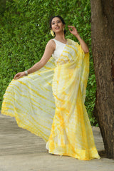 NADIA SHIBORI CHIFFON SAREE