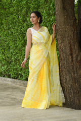 NADIA SHIBORI CHIFFON SAREE