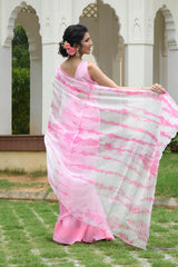 KAYANI SHIBORI CHIFFON SAREE