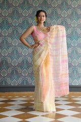 SHIFA SHIBORI CHIFFON SAREE