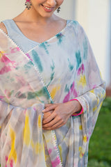 SURFINIA CHIFFON SAREE