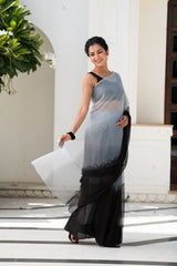 NIGHT SKY CHIFFON SAREE