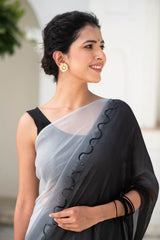 NIGHT SKY CHIFFON SAREE