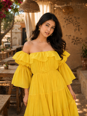 Tropical Tango Cotton Dress