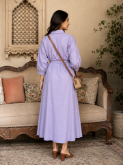 Lavender Grace Shirt Dress