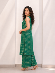 Lush Meadow Silk Kurta Set