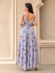 Trendy Floral Dropcrotch Jumpsuit