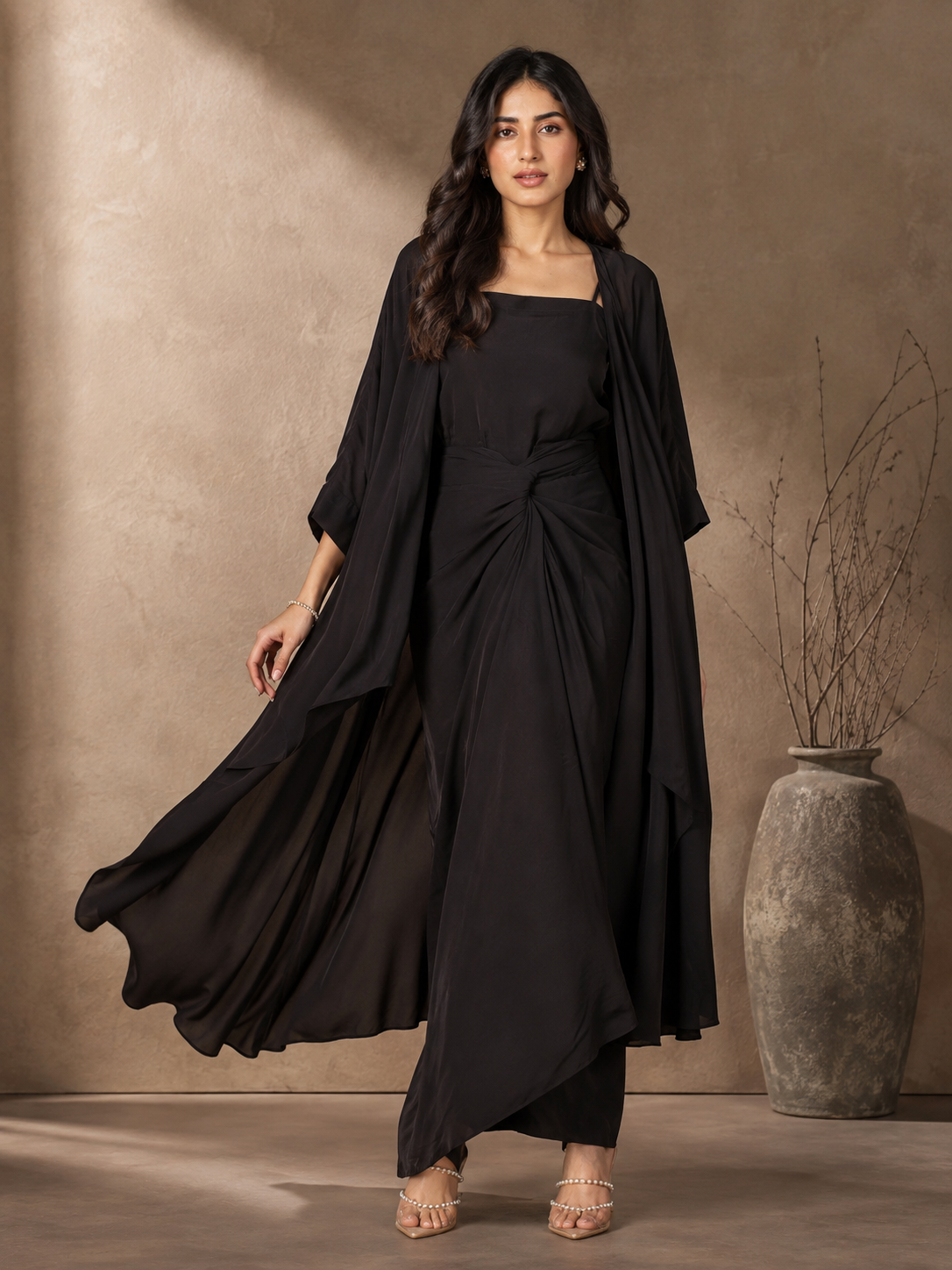 Black Top Skirt & Cape