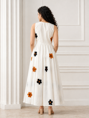 Snow White Embroidered Dress
