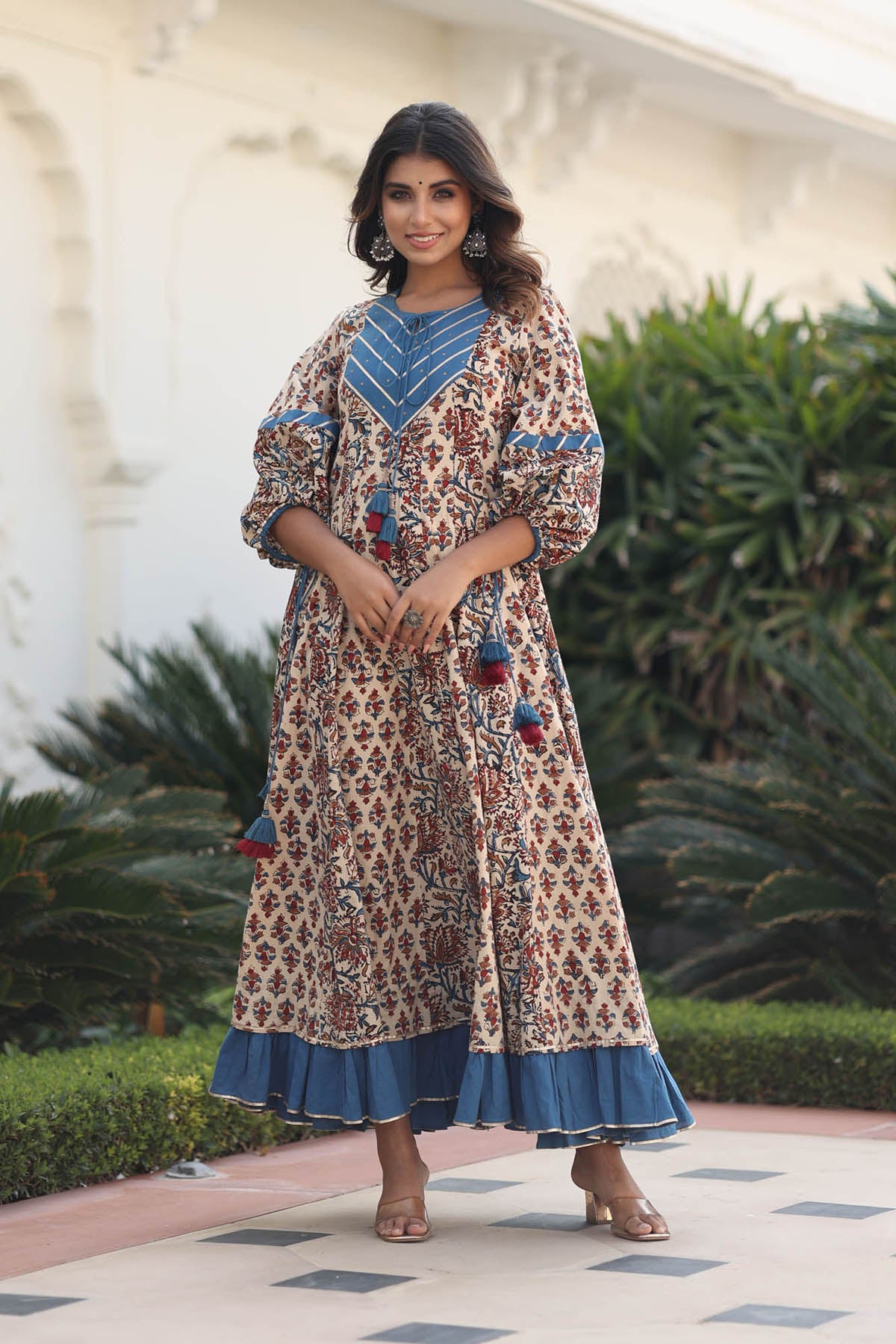 Ajrakh Dress - Pure Cotton Indian Traditional Ajrakh Block Print Suit For  Women | Traditional Ajrakh Outfits | Ajrakh Block Printed Dress | Ajrakh  Design Dress Suit - Colors Collection
